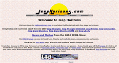 Desktop Screenshot of jeephorizons.com